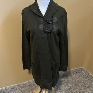 Chaps Long Jacket, women's size Medium EUC